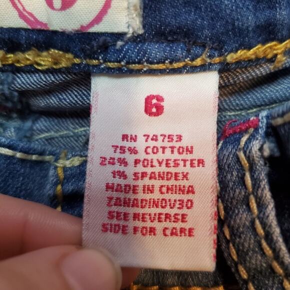 Zanadi size 6 girls denim shorts - Picture 10 of 11